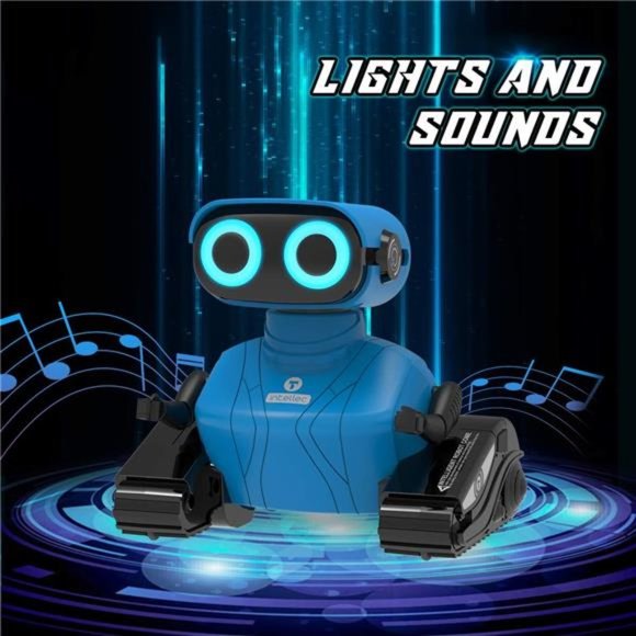 Robots for Kids, 2.4Ghz Remote Control Robot Toys with LED Eyes & Sounds - Picture 4 of 6